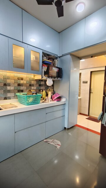 Kitchen in 2 BHK Apartment at Sanghvi Valley, Kalwa – for Sale