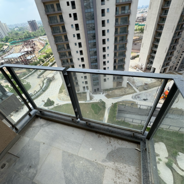 Balcony in 2 BHK Apartment at Shalimar One World Belvedere Court 3, Malesemau – for Rent