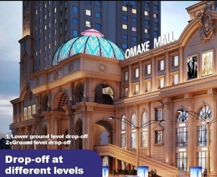 Exterior View, omaxe-world-street Commercial Showroom 650 Sq.Ft. In Sector 79 Faridabad 8922303