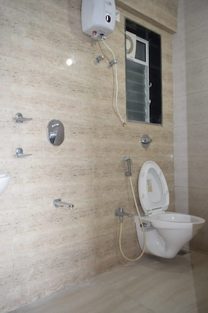 Bathroom in 1 BHK Apartment at Neumec Shreeji Towers, Wadala East – for Sale