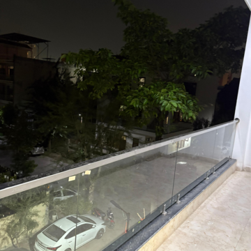 Balcony in 3 BHK Builder Floor at Advocate Residency, Jaypee Greens – for Rent