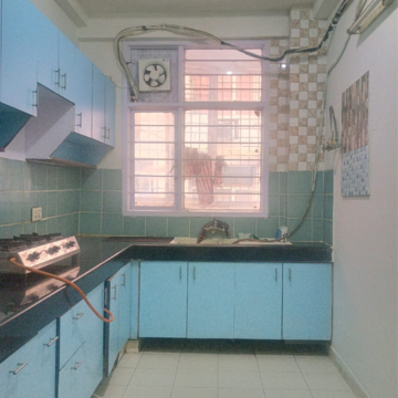 Kitchen in 3 BHK Builder Floor at Eldeco Green Meadows, Pi I And Ii Greater Noida – for Rent