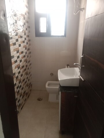 Bathroom in 3 BHK Apartment at Motia Blue Ridge, Dhakoli – for Rent