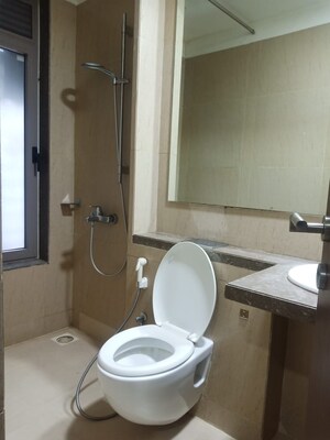 Bathroom in 3 BHK Apartment at Dosti Florentine, Wadala – for Rent