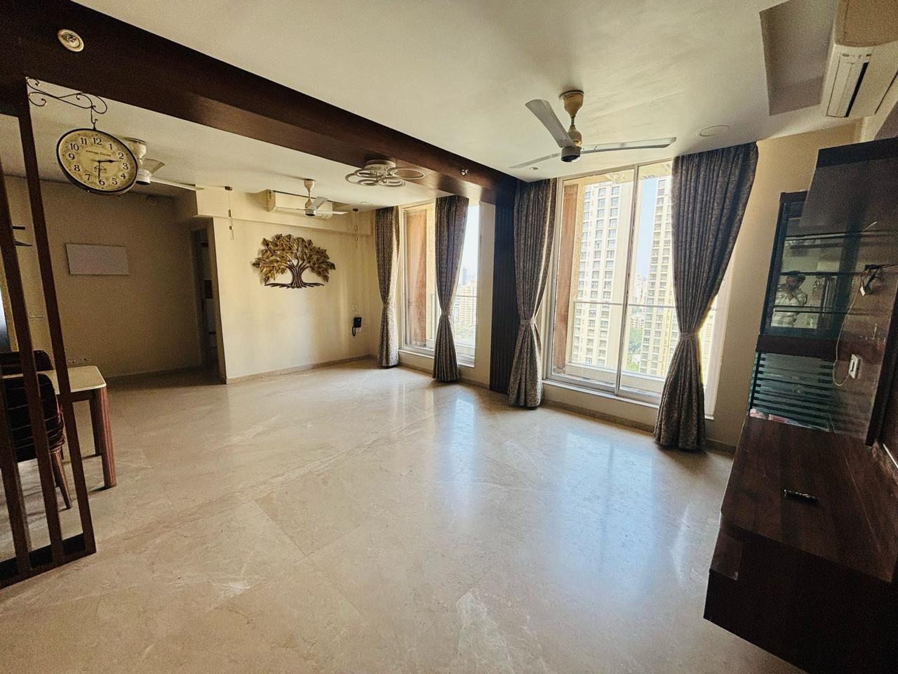 3 BHK + Study Room Apartment For Rent in One Hiranandani Park