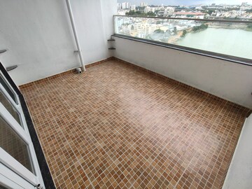 Balcony in 3 BHK Apartment at Habitat Aura, Bannerghatta Road – for Rent