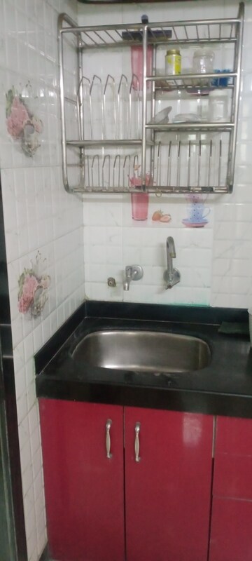 Kitchen in 1 BHK Apartment at Mahakali Model Town, Jogeshwari East – for Rent