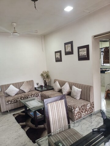 Living Room in 1 BHK Apartment at Mihar Apartment, Charkop Gaon – for Sale