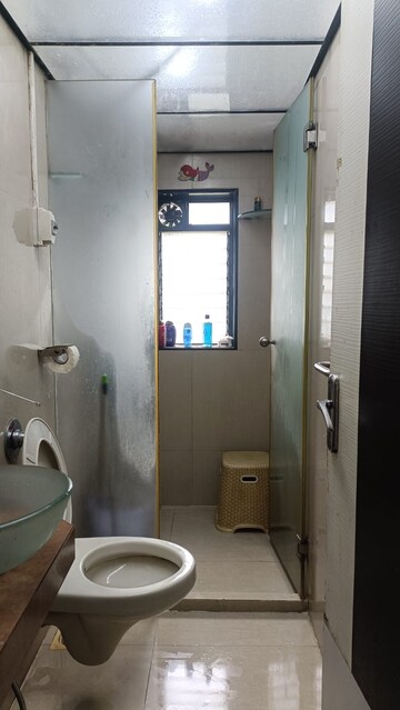 Bathroom in 2 BHK Apartment at Beacon CHS, Santacruz West – for Rent