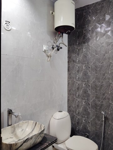 Bathroom in 3 BHK Apartment at Anuradha Apartments CGHS, Paschim Vihar – for Rent