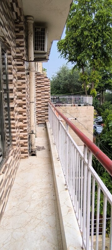 Balcony in 3 BHK Apartment at Vasant Kunj – for Rent