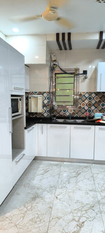 Kitchen in 3 BHK Apartment at Vasant Kunj – for Rent