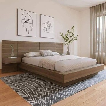 Bedroom in 2 BHK Apartment at Adani Ten BKC, Bandra East – for Rent