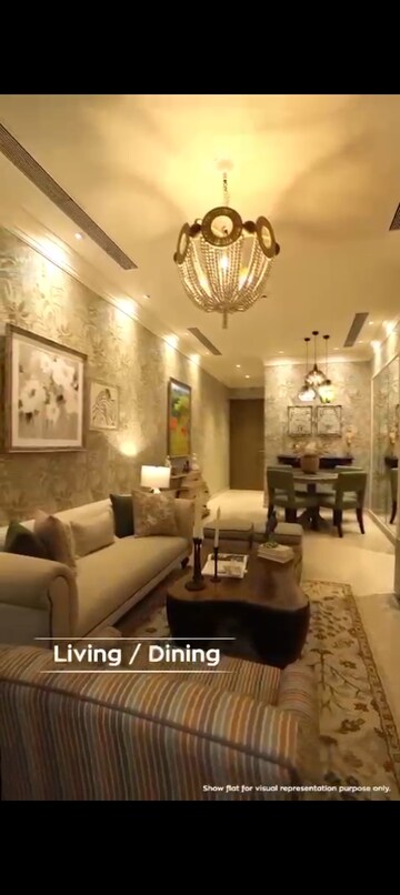 Living Room in 1 BHK Apartment at Hiranandani Westgate, Ghodbunder Road – for Sale