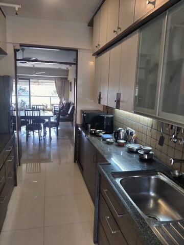 Kitchen in 3 BHK Apartment at Neumec Chandelier Court, Worli – for Rent