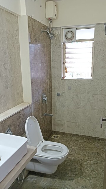 Bathroom in 2 BHK Apartment at Romell Diva, Malad West – for Rent