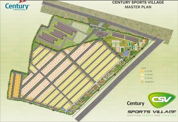  Plot – Map Location View at Century Sports Village, Devanahalli - for Sale