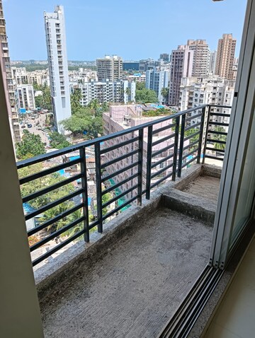 Balcony in 2 BHK Apartment at Solitaire Heights, Malad West – for Rent