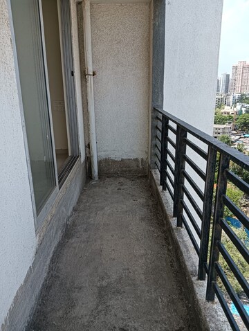 Balcony in 2 BHK Apartment at Solitaire Heights, Malad West – for Rent