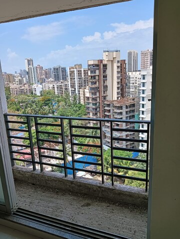 Balcony in 2 BHK Apartment at Solitaire Heights, Malad West – for Rent