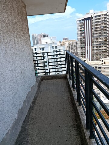 Balcony in 2 BHK Apartment at Solitaire Heights, Malad West – for Rent
