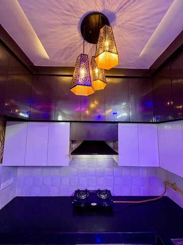Kitchen in 2 BHK Apartment at Aditya City Apartments, Shahpur Bamheta – for Rent