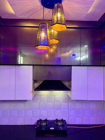 Kitchen in 2 BHK Apartment at Aditya City Apartments, Shahpur Bamheta – for Rent