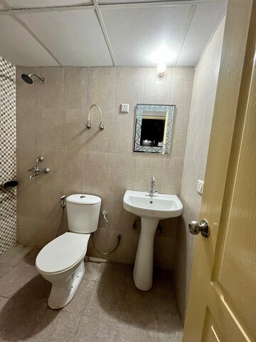 Bathroom in 2 BHK Apartment at Aditya City Apartments, Shahpur Bamheta – for Rent