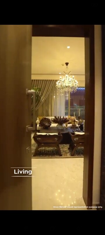 Living Room in 3 BHK Apartment at Hiranandani Westgate, Ghodbunder Road – for Sale