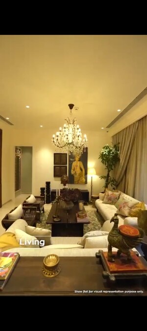 Living Room in 3 BHK Apartment at Hiranandani Westgate, Ghodbunder Road – for Sale