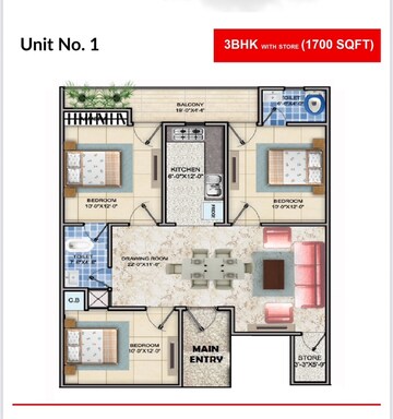 3 BHK Builder Floor For Sale in Knowledge Park V Greater Noida