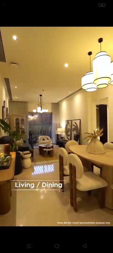 Living Room in 2 BHK Apartment at Hiranandani Westgate, Ghodbunder Road – for Sale
