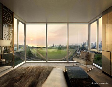 Bedroom in 4 BHK Apartment at K Raheja Artesia, Worli – for Sale