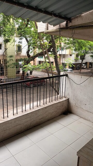 Balcony in 1 BHK Apartment at Kumar Samruddhi Society, Vishrantwadi – for Rent