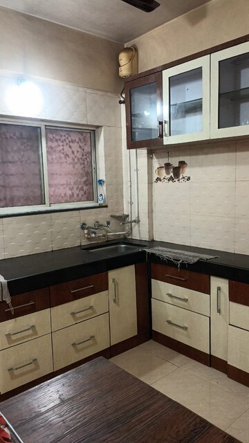 Kitchen in 1 BHK Apartment at Kumar Samruddhi Society, Vishrantwadi – for Rent