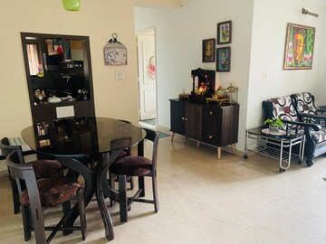 Living Room in 2 BHK Apartment at Hiranandani Meadows, Manpada – for Rent