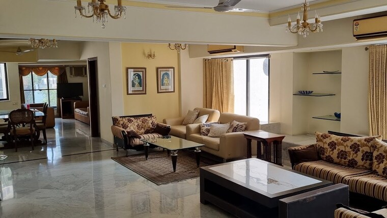 Living Room, chauitanya-towers 5 Bedroom 4000 Sq.Ft. Apartment In Prabhadevi Mumbai 8923125