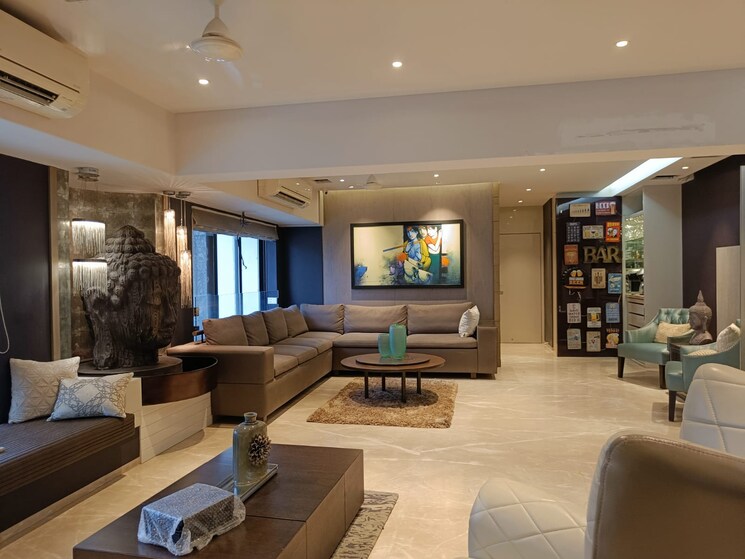 Living Room, chauitanya-towers 5 Bedroom 4000 Sq.Ft. Apartment In Prabhadevi Mumbai 8923125