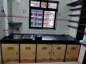 Kitchen in 1 RK Apartment at Godrej Hill, Kalyan West – for Rent