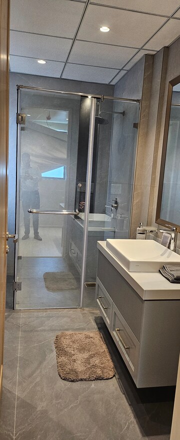 Bathroom in 3 BHK Builder Floor at Ambala Highway – for Sale