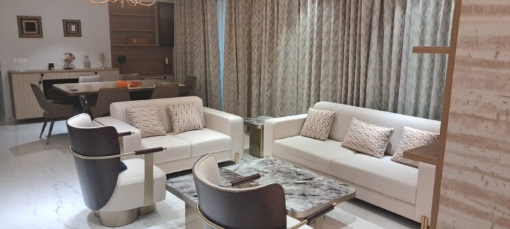 Living Room, tata-primanti-tower-residences 4 Bedroom 2905 Sq.Ft. Apartment In Dhani Gurgaon 8923529