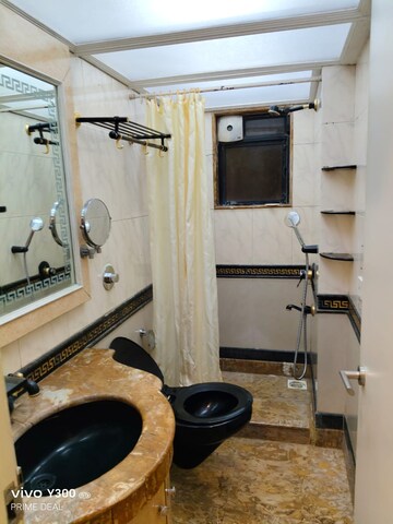 Bathroom in 2.5 BHK Apartment at Khar West – for Rent