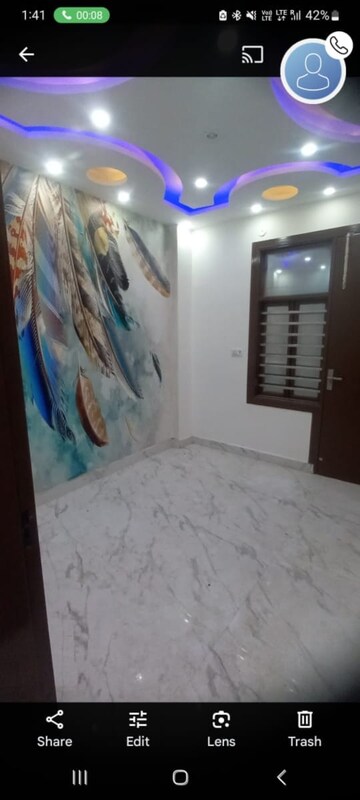 Bedroom in 1.5 BHK Builder Floor at Uttam Nagar – for Rent