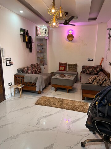 Living Room in 3 BHK Builder Floor at Uttam Nagar – for Sale