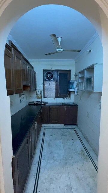 Kitchen in 2 BHK Builder Floor at Kalkaji – for Rent