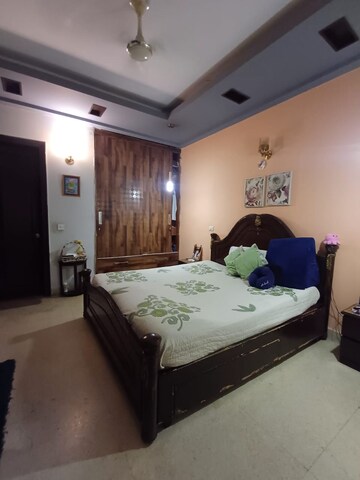 Bedroom in 2 BHK Builder Floor at Nehru Enclave – for Rent