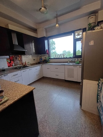 Kitchen in 2 BHK Builder Floor at Nehru Enclave – for Rent