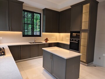 Kitchen in 3 BHK Builder Floor at Defence Colony – for Rent
