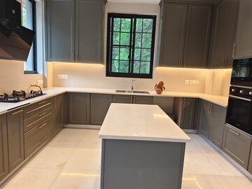 Kitchen in 3 BHK Builder Floor at Defence Colony – for Rent