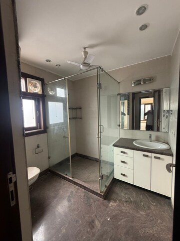 Bathroom in 6 BHK Builder Floor at Nehru Enclave – for Sale